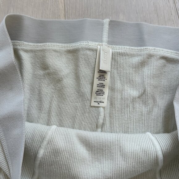 Skims Cotton Jersey Ribbed Boxer Shorts Size XL - Picture 3 of 4